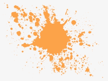 Orange Splash Clipart - Orange Color Splash Png, Transparent Png, Free Download