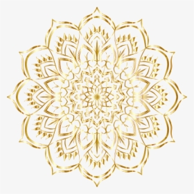 Mandala, Gold, Floral, Flourish, Decorative, Ornamental - Transparent Mandala Gold Png, Png Download, Free Download