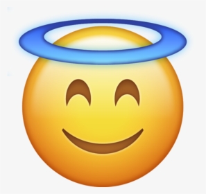 Angel Halo Emoji Png - Emojis Png Angel, Transparent Png, Free Download