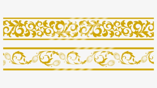 Transparent Gold Lace Clipart - Gold Border Design Png, Png Download, Free Download