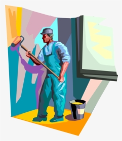 Vector Illustration Of Home Renovation And Decoration - Home Painting Vector Png, Transparent Png, Free Download