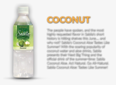 Coconut - Sabila Coconut Aloe Vera Drink, HD Png Download, Free Download