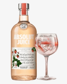 Absolut Strawberry Juice Edition, HD Png Download, Free Download