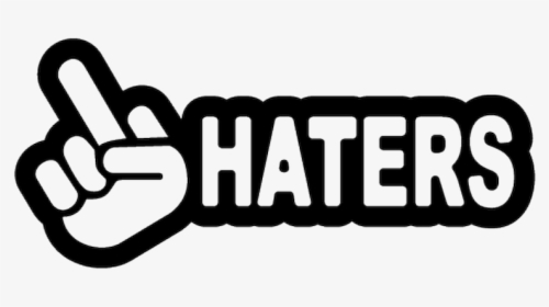 Fuck Haters Car Sticker, HD Png Download, Free Download
