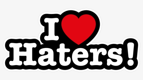I Love Haters - Love Beaver Sticker, HD Png Download, Free Download