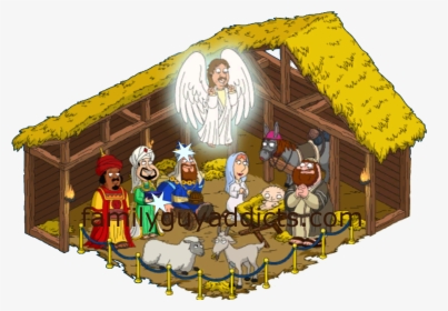 Clipart Royalty Free Where The Hell Nativity Scene - Cartoon, HD Png Download, Free Download