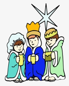 Reis Magos Christmas Star Of Bethlehem - Religious Christmas Free Color Pages, HD Png Download, Free Download