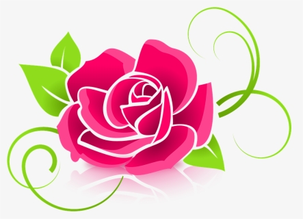 Rosa, Gráfico, Flor, Deco, Decorativos, Floral, Amor - Rose In Arabic Word, HD Png Download, Free Download