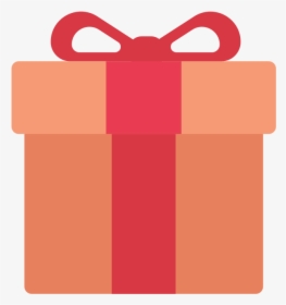 Gift Flat Icon Vector - Gift Icon Vector Png, Transparent Png, Free Download