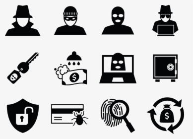 Crime, Criminal, Theft - Vector Thief Icon, HD Png Download, Free Download