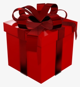 Vector Gift Red Box Png - Red Gift Box Png, Transparent Png, Free Download