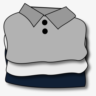 Folded Clothes Medium Image - Transparent Background Folded Clothes Clipart, HD Png Download, Free Download