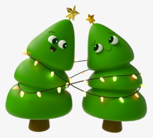 Christmas Tree Cartoon C4d, HD Png Download, Free Download
