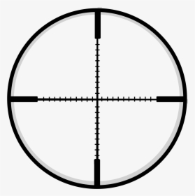 Rifle Scope Crosshairs Png - Transparent Background Gun Scope Vector, Png Download, Free Download