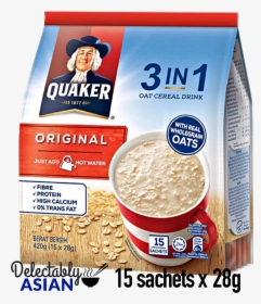 Quaker 3 In 1 Oat Cereal Drink, HD Png Download, Free Download