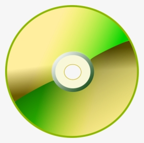 Compact Disk Free Download Png - Green Disc, Transparent Png, Free Download