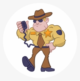 Transparent Sheriff Hat Png - Cartoon Characters Buff, Png Download, Free Download