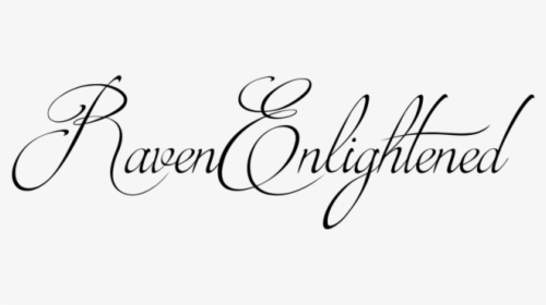 Ravenenlightened Signature Logo - Calligraphy, HD Png Download, Free Download