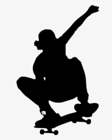 Skateboarding Trick Sport Clip Art - Skateboarder Clip Art, HD Png Download, Free Download