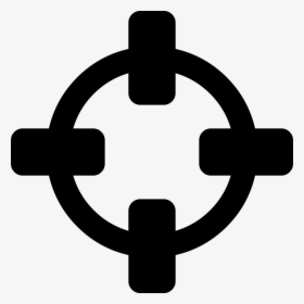 Crosshairs - Font Awesome Target Icon, HD Png Download, Free Download