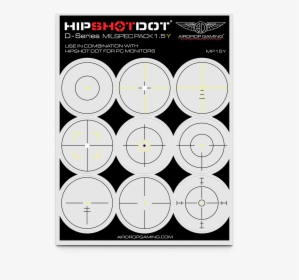 Airdrop Gaming Offers The Milspec Crosshair Overlays - Hip Shot Dot For Fps Games, HD Png Download, Free Download