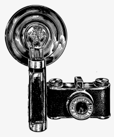 Clipart - Old Camera Clipart Black And White, HD Png Download, Free Download