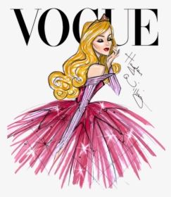 Vector Royalty Free Drawing Topic Disney Princess - Disney Princess Vogue, HD Png Download, Free Download