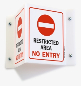 Restricted Area No Entry Sign - Sign, HD Png Download, Free Download