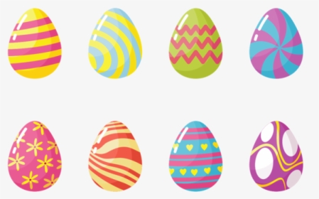 Easter Eggs Icons Vector - 復活 節 圖案 Q 版, HD Png Download, Free Download