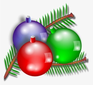 Christmas Ornament Clipart Three - Free Public Domain Christmas Clip Art, HD Png Download, Free Download