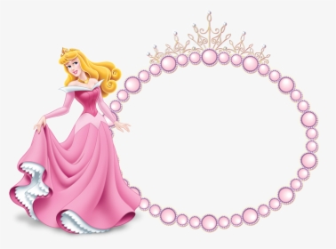 Pink Disney Princess Frame, HD Png Download, Free Download