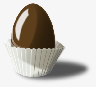 Chocolate Easter Egg Svg Clip Arts - Easter Egg Chocolate Vector, HD Png Download, Free Download