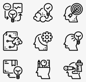 Brain Process And Idea - Uniforme Icono, HD Png Download, Free Download
