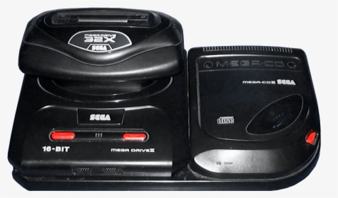 Mega Drive Ii Mega-cd Ii 32x - Mega Cd Png, Transparent Png, Free Download