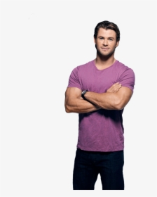 Chris Hemsworth Purple Tshirt Clip Arts - Chris Hemsworth Transparent, HD Png Download, Free Download
