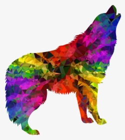 Colorful Wolf Png, Transparent Png, Free Download