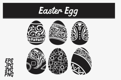 Easter Egg Set Svg Vector Image Bundle Graphic By Arief - Batik Mega Mendung Png, Transparent Png, Free Download