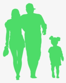Red Silhouette Family, HD Png Download, Free Download