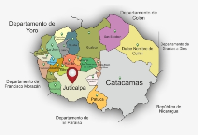 Departamento De Olancho Y Sus Municipios, HD Png Download, Free Download