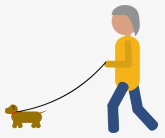 Dog Walking,canidae,tail, HD Png Download, Free Download