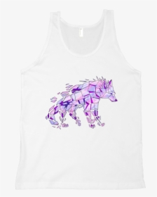 Purple Wolf Tank Top - Active Tank, HD Png Download, Free Download