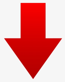 Transparent Red Arrow - Red Arrow Down Png, Png Download, Free Download