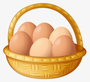 Easter Clip Art - Eggs In A Basket Clipart, HD Png Download, Free Download