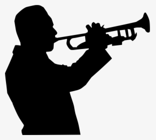 Trumpet Player Silhouette, HD Png Download, Free Download