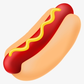 Cartoon Hot Dog Clipart - Transparent Background Hot Dog Clipart, HD Png Download, Free Download