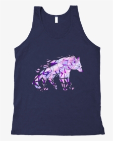 Purple Wolf Tank Top - Active Tank, HD Png Download, Free Download