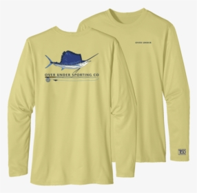 Over Under Long Sleeve Tidal Tech Sailfish - Shirt, HD Png Download, Free Download