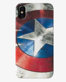 Captain America Shield Cover Case For Iphone X - Captain America Shield Signed, HD Png Download, Free Download