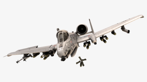 Fairchild Republic A 10 Thunderbolt Ii Airplane Aircraft - A10 Warthog No Background, HD Png Download, Free Download
