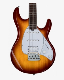Sterling Music Man Sub Electric Guitar Sunburst Silhouette - Ibanez Iron Label Six6fdfm, HD Png Download, Free Download